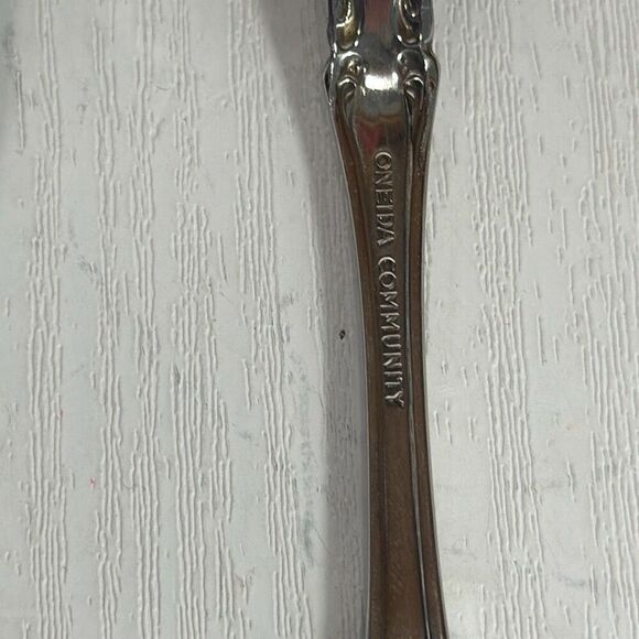 Oneida Community BRAHMS Stainless Steel 3 Salad Forks Silverware Flatware - Picture 6 of 6